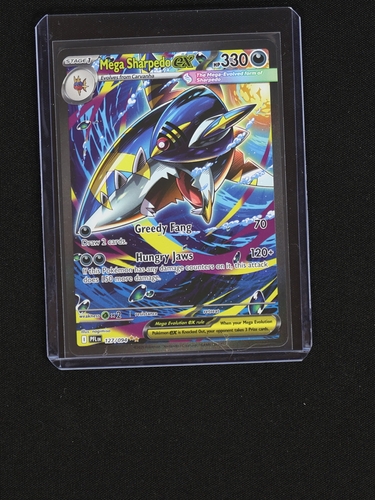 2022 Pokémon Mega Sharpedo EX #127/094 — front