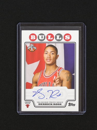2008 Topps Rookie Photo Shoot #RPS Derrick Rose — front