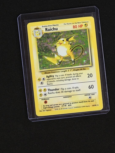 1999 Pokémon Base Set #14 Raichu — front