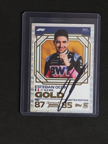 2024 Topps Turbo Attax F1 #LE15 Esteban Ocon Gold — front