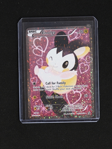 2012 Pokémon Legendary Treasures RC23 Emolga Full Art — front
