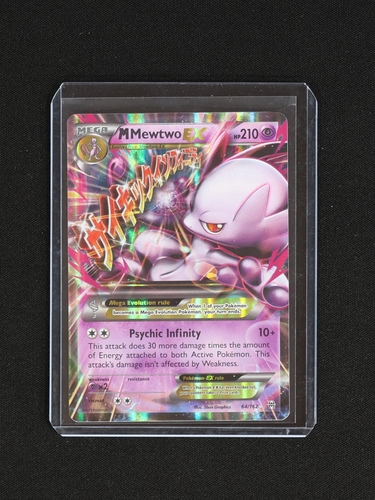 2015 Pokémon XY Breakthrough #64 Mega Mewtwo EX — front