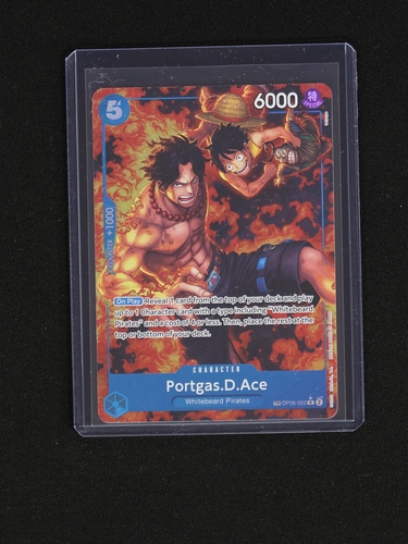 2025 One Piece OP08-052 Portgas D. Ace — front