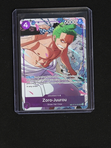 2024 One Piece TCG ST18-004 Zoro-Juurou Treasure Rare — front