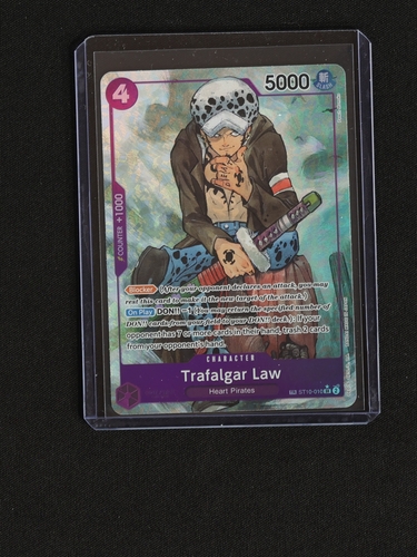 2024 One Piece ST10-010 Trafalgar Law Treasure Rare Alternate Art — front
