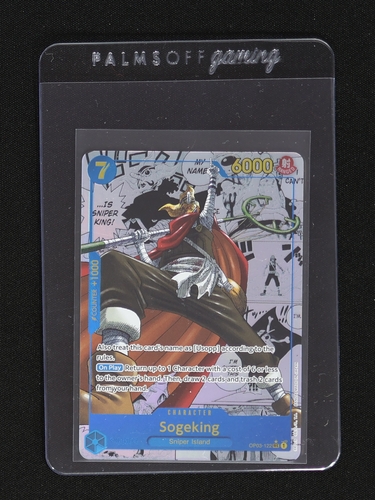 2023 One Piece OP03-122 Pillars of Strength Sogeking Manga Alternate Art — front