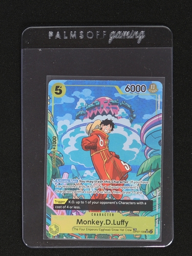 2024 One Piece Two Legends #OP07-109 Monkey D. Luffy Treasure Rare — front