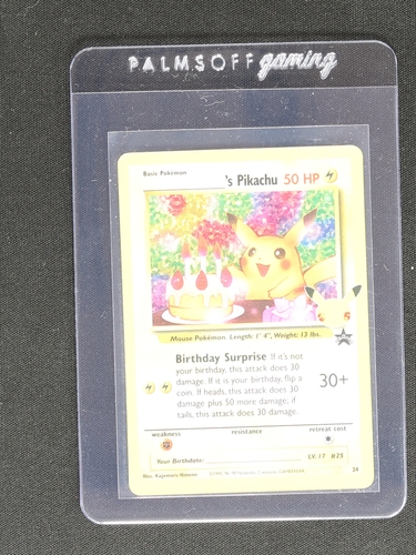 2021 Pokémon Celebrations Classic Collection #24 Birthday Pikachu — front