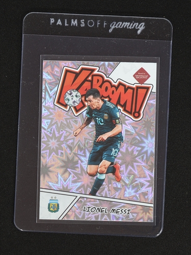 2021-22 Panini Donruss Road to Qatar Kaboom! #1 Lionel Messi — front