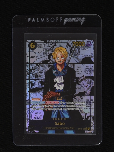 2025 One Piece OP13-120 Carrying On His Will Sabo — front
