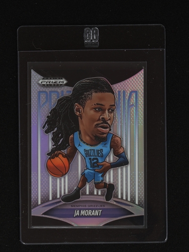 2024-25 Panini Prizm Black #7 Ja Morant Prizmania — front