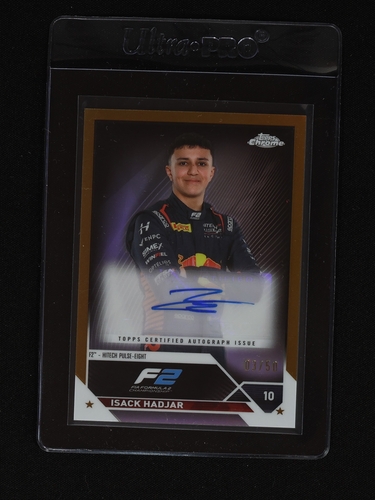 2023 Topps Chrome Formula 1 #CAC-IH Isack Hadjar — front