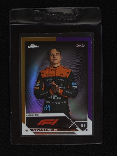 2023 Topps Chrome Formula 1 #81 Oscar Piastri — front