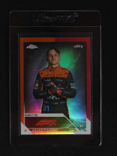 2023 Topps Chrome Formula 1 #40 Oscar Piastri — front