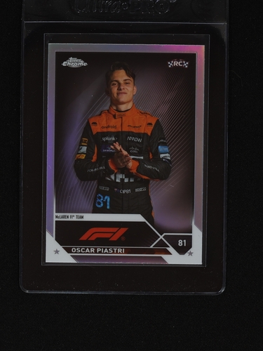 2023 Topps Chrome Formula 1 #81 Oscar Piastri — front