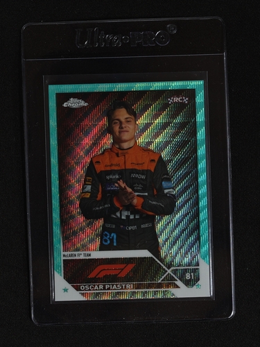 2023 Topps Chrome Formula 1 #40 Oscar Piastri Rookie — front