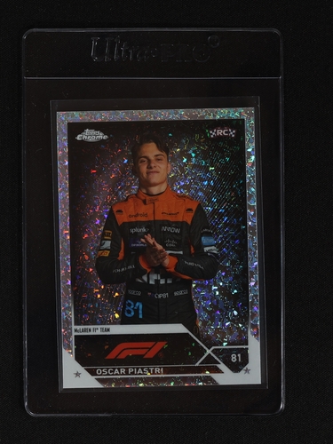 2023 Topps Chrome Formula 1 #81 Oscar Piastri — front