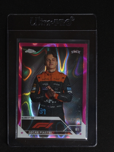 2023 Topps Chrome Formula 1 #40 Oscar Piastri — front
