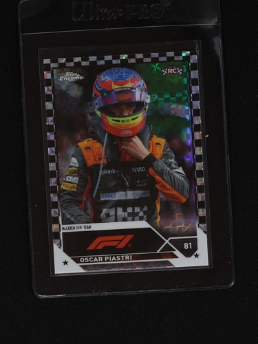 2023 Topps Chrome Formula 1 #81 Oscar Piastri — front