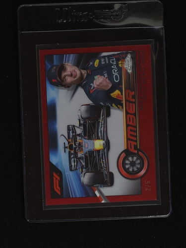 2023 Topps Chrome Formula 1 Camber #CAM-MVIIII Max Verstappen — front