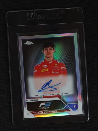 2023 Topps Chrome Formula 2 #71 Oliver Bearman — front