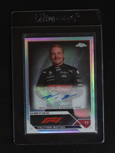 2023 Topps Chrome Formula 1 #77 Valtteri Bottas — front