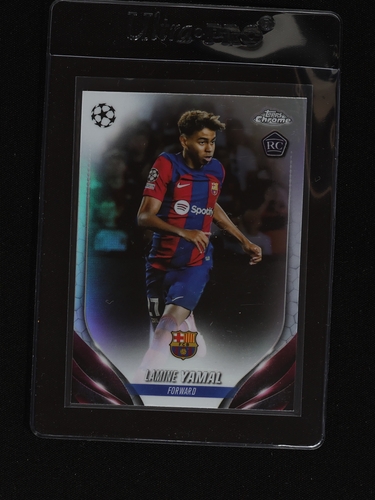 2023-24 Topps Chrome UEFA Club Competitions #64 Lamine Yamal — front