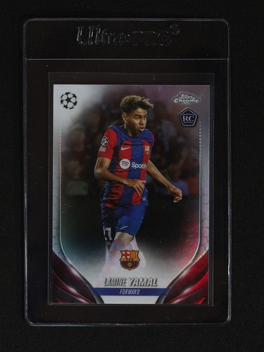2023-24 Topps Chrome UEFA Club Competitions #64 Lamine Yamal — front