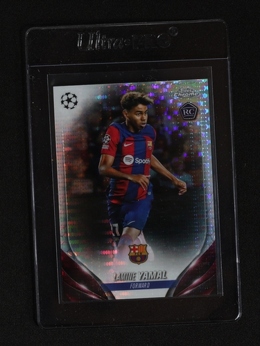 2023-24 Topps Chrome UEFA Club Competitions #64 Lamine Yamal — front