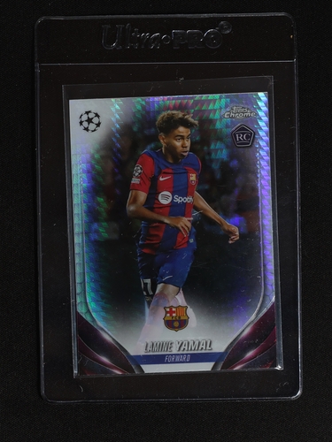 2023-24 Topps Chrome UEFA Club Competitions #64 Lamine Yamal — front