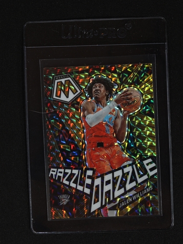 2022 Panini Mosaic #9 Jalen Williams Razzle Dazzle — front
