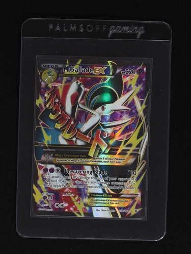 2015 Pokémon XY Roaring Skies #100 Mega Gallade EX — front