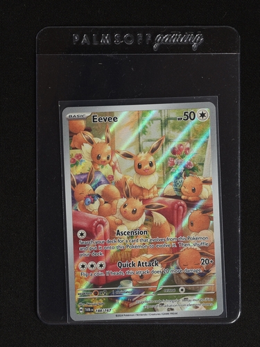 2024 Pokemon TWM #188 Eevee Illustration Rare Twilight Masquerade — front