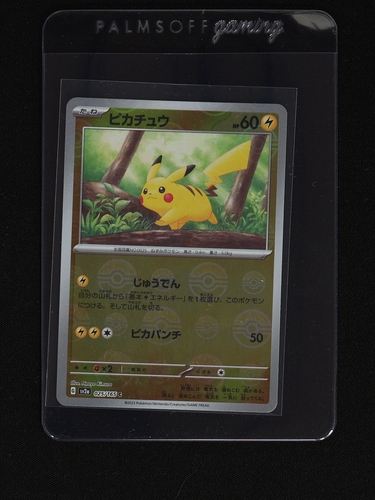 2023 Pokemon TCG Japanese SV2a #025 Pikachu Master Ball — front