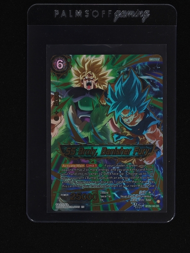 2022 Dragon Ball Super Card Game BT29-145 SS Broly, Banisher Fury — front