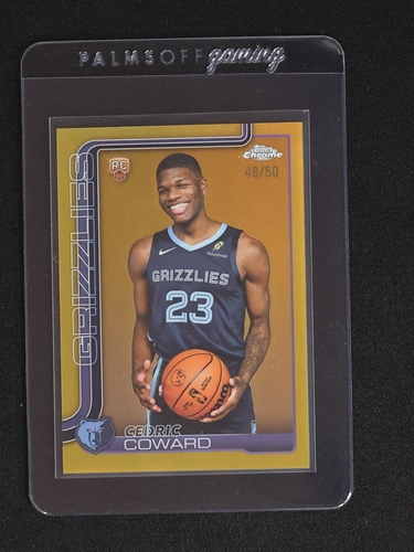 2025-26 Topps Chrome #261 Cedric Coward — front