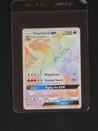 2017 Pokémon Sun & Moon Burning Shadows #150 Charizard GX — front
