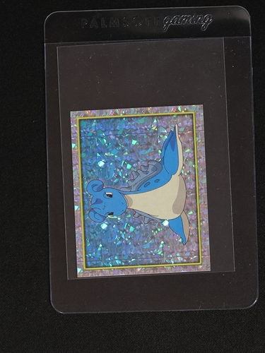2000 Merlin Pokemon Sticker #115 Lapras — front