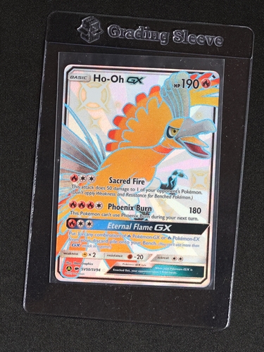 2019 Pokémon Sun & Moon Hidden Fates #SV50 Ho-Oh GX — front