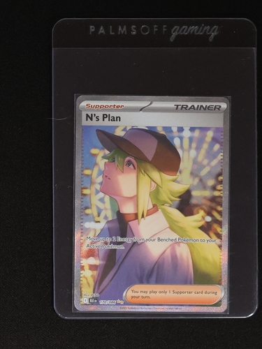 2025 Pokémon SV Black Bolt #170 N's Plan — front