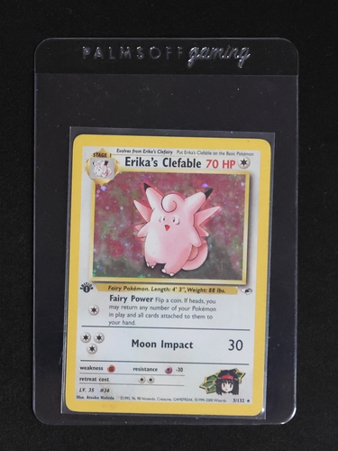 2000 Pokémon Gym Heroes #3 Erika's Clefable — front