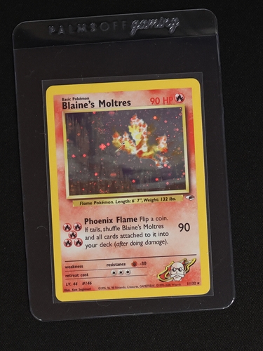 2000 Pokémon Gym Heroes #1 Blaine's Moltres — front