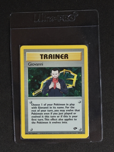 2000 Pokémon Gym Challenge #18 Giovanni — front