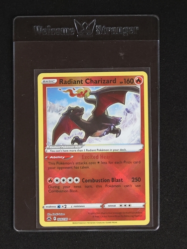 2023 Pokemon Sword & Shield Crown Zenith #020 Radiant Charizard — front