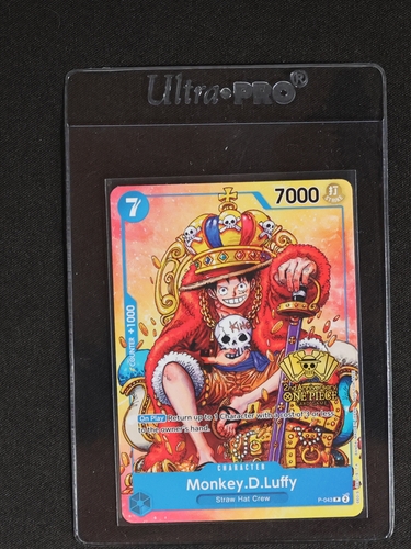 2023 One Piece Card Game P-043 Monkey D. Luffy — front