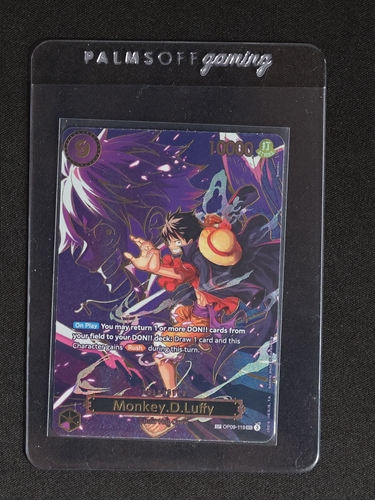 One Piece TCG OP09-119 Monkey D. Luffy SP Carrying On His Will — front