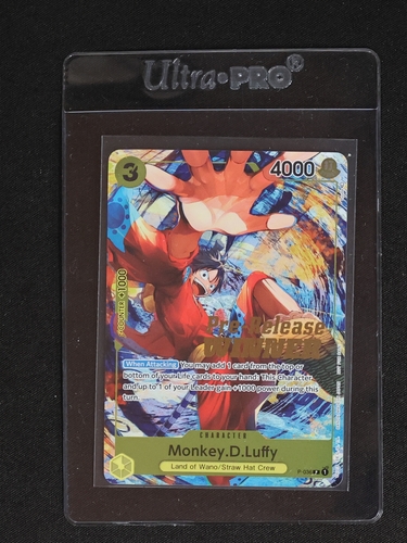 2023 One Piece Card Game P-036 Monkey D. Luffy Pre-Release Winner Promo — front