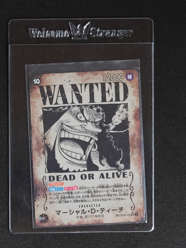 2024 One Piece TCG OP09-093 Marshall D. Teach Wanted Poster — front