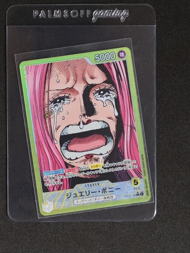 2025 One Piece Card Game OP13-100 Jewelry Bonney Alt Art Leader Carrying On His Will — front