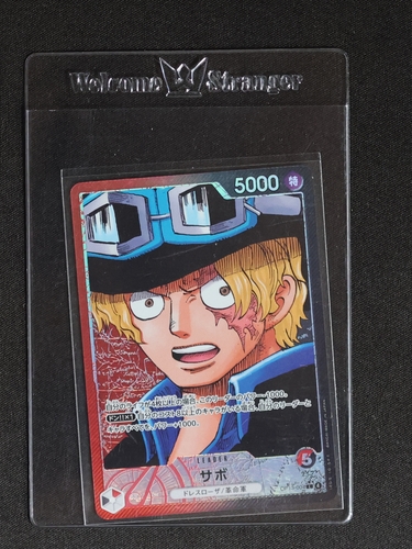2025 One Piece TCG OP13-004 Sabo Alternate Art Leader Carrying On His Will — front
